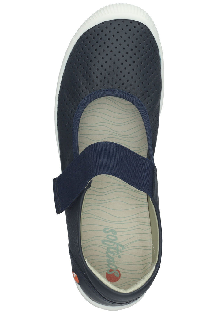 softinos Ballerinas Leder Navy