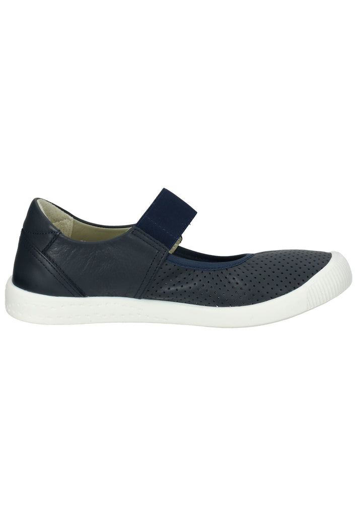 softinos Ballerinas Leder Navy
