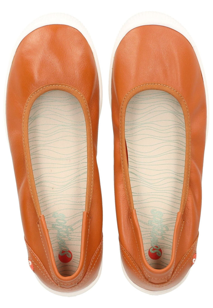 softinos Ballerinas Leder Orange