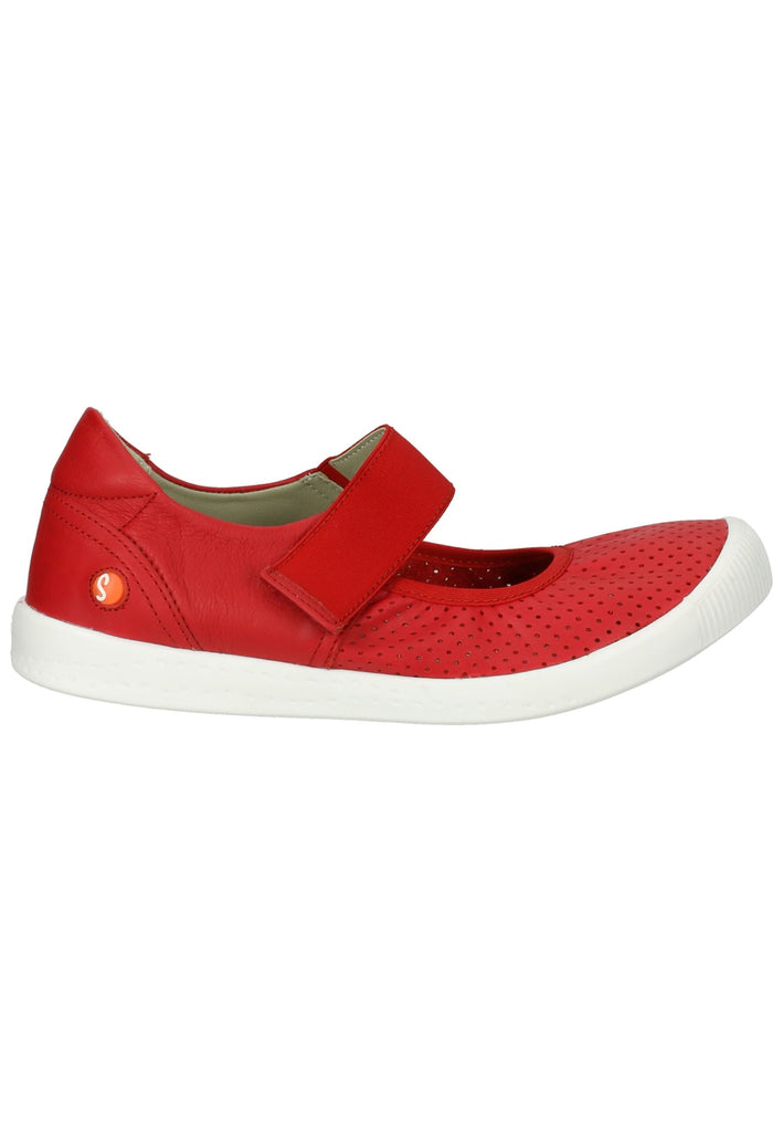 softinos Ballerinas Leder Rot