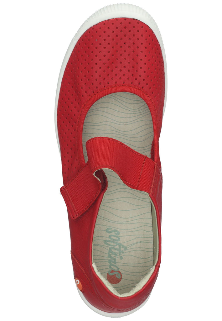 softinos Ballerinas Leder Rot