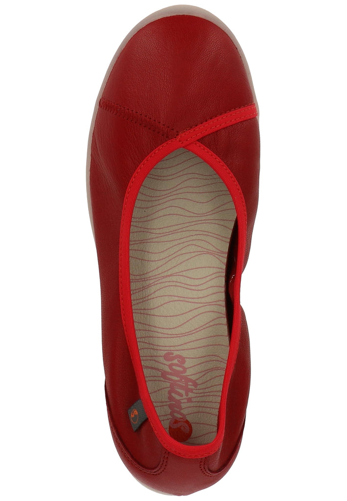 softinos Ballerinas Leder Rot