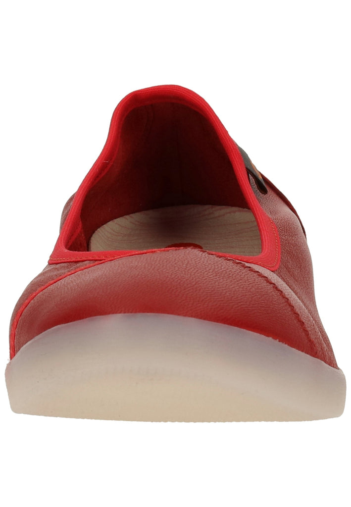 softinos Ballerinas Leder Rot