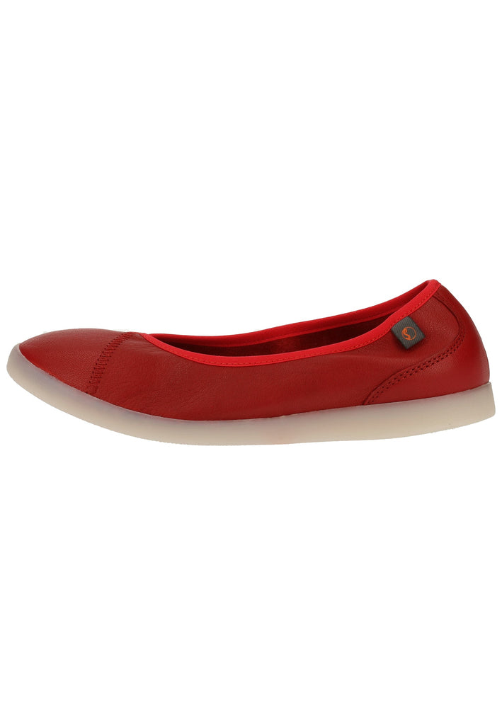 softinos Ballerinas Leder Rot