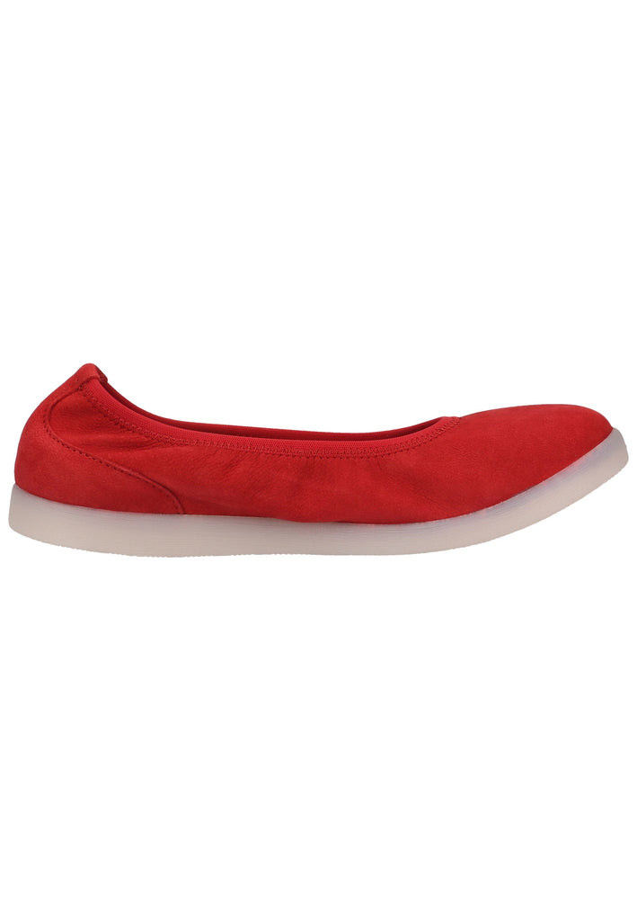 softinos Ballerinas Leder Rot