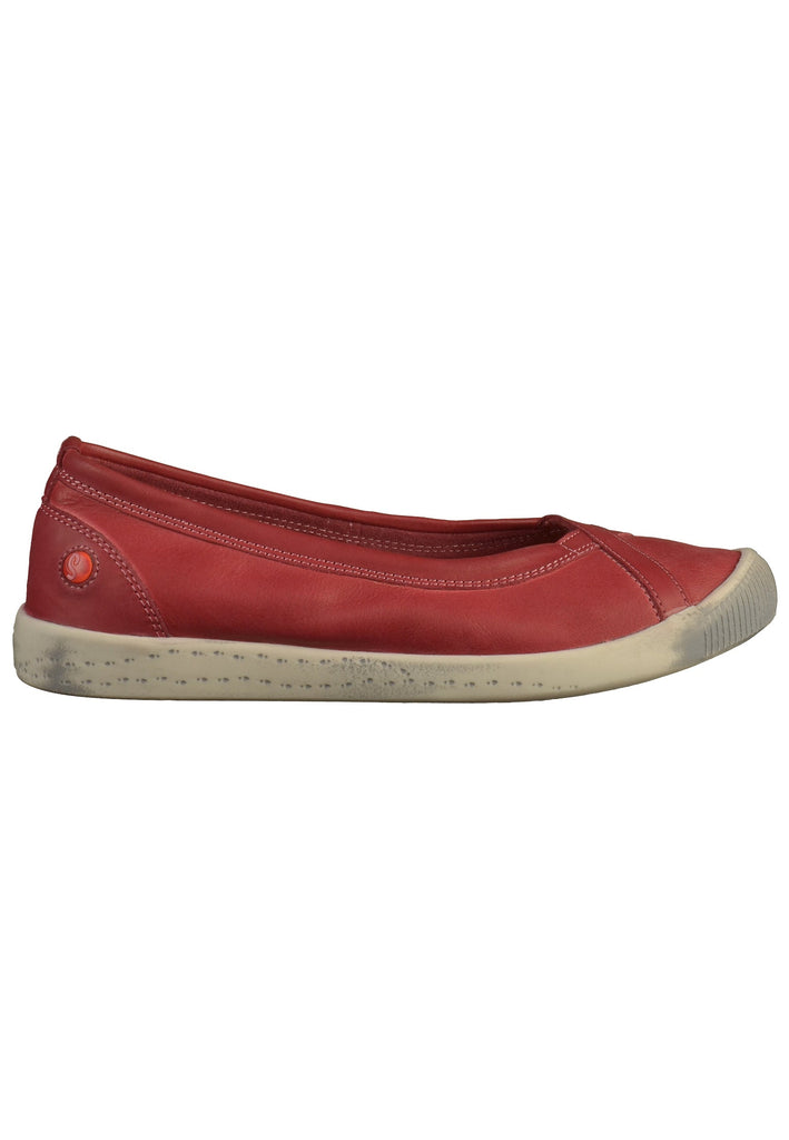 softinos Ballerinas Leder Rot