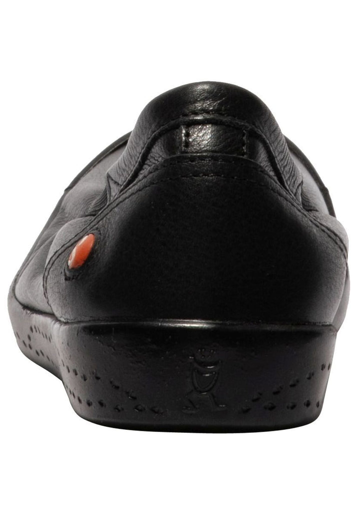 softinos Ballerinas Leder Schwarz