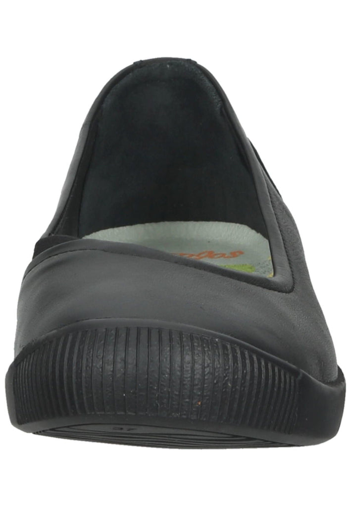 softinos Ballerinas Leder Schwarz