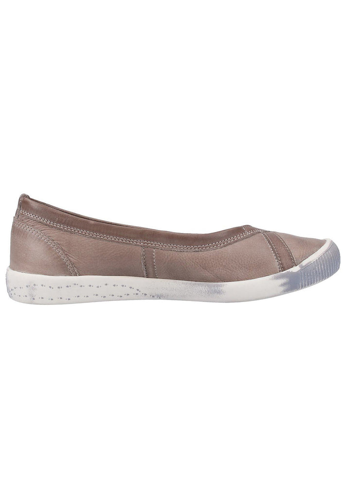 softinos Ballerinas Leder Taupe