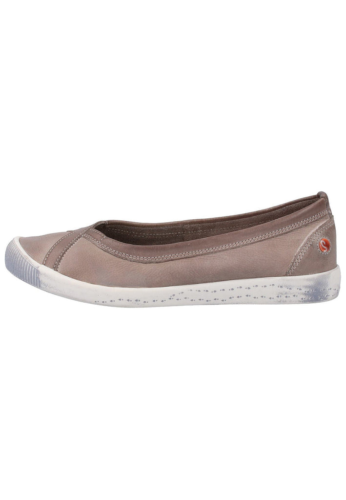 softinos Ballerinas Leder Taupe
