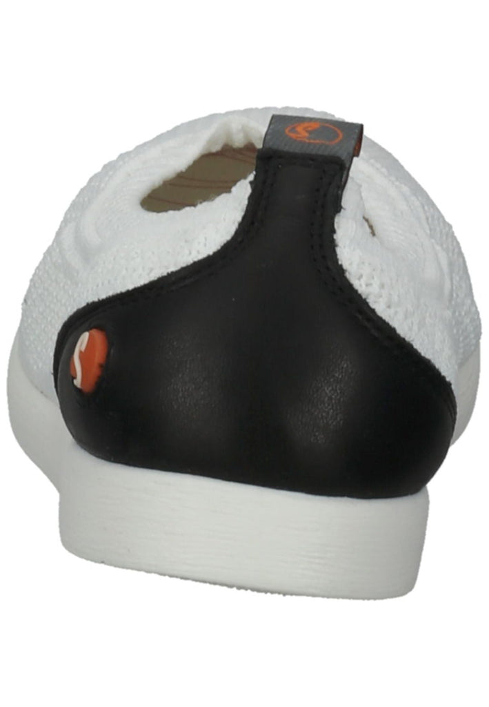 softinos Ballerinas Leder/Textil Weiß
