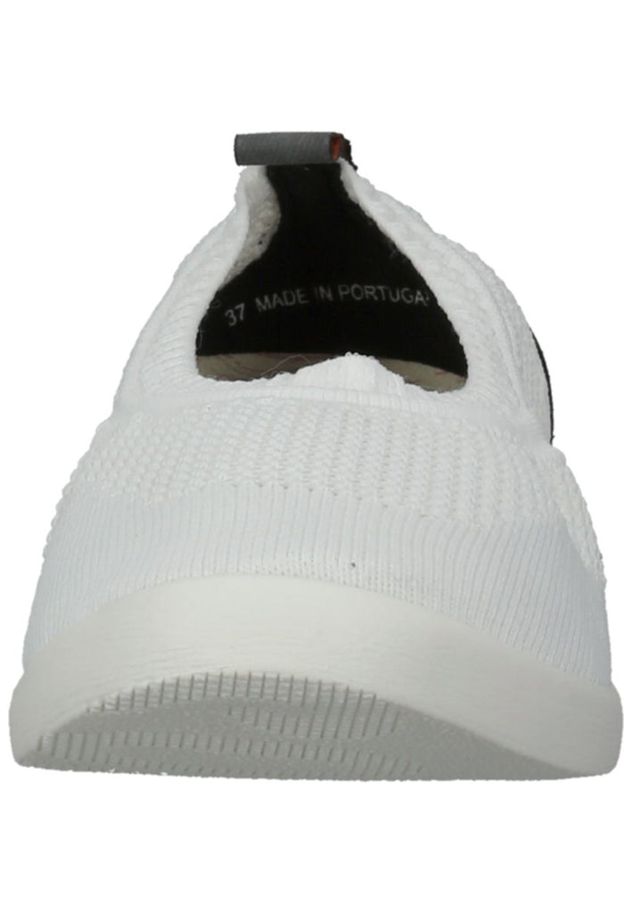 softinos Ballerinas Leder/Textil Weiß