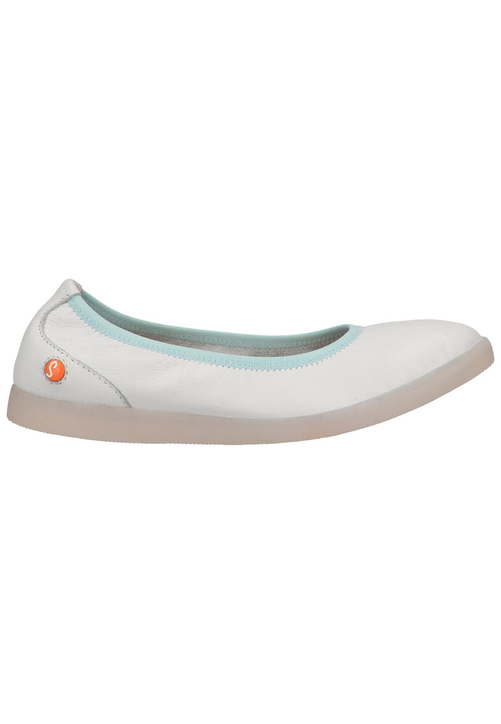 softinos Ballerinas Leder Weiß