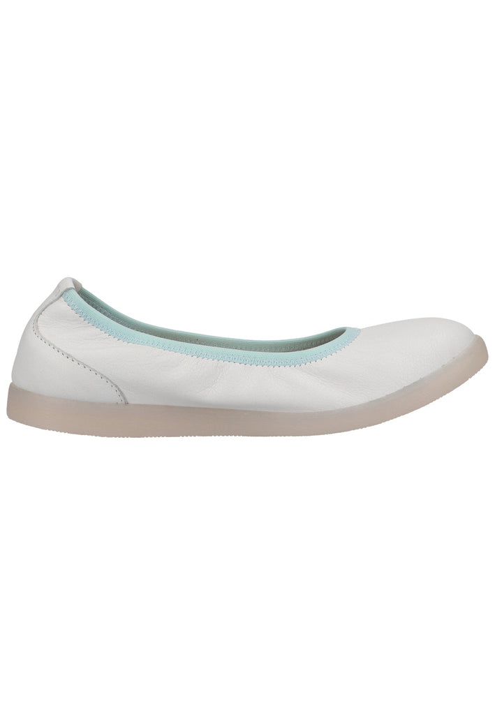 softinos Ballerinas Leder Weiß