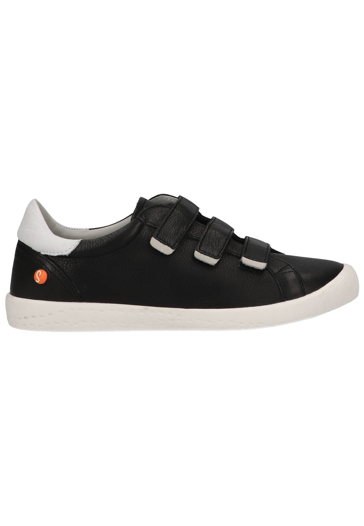 softinos Halbschuhe Leder Schwarz