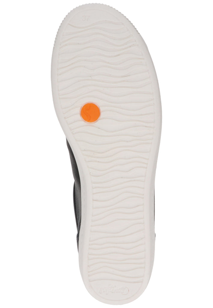 softinos Halbschuhe Leder Schwarz