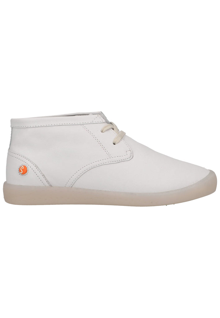 softinos Halbschuhe Leder Weiß