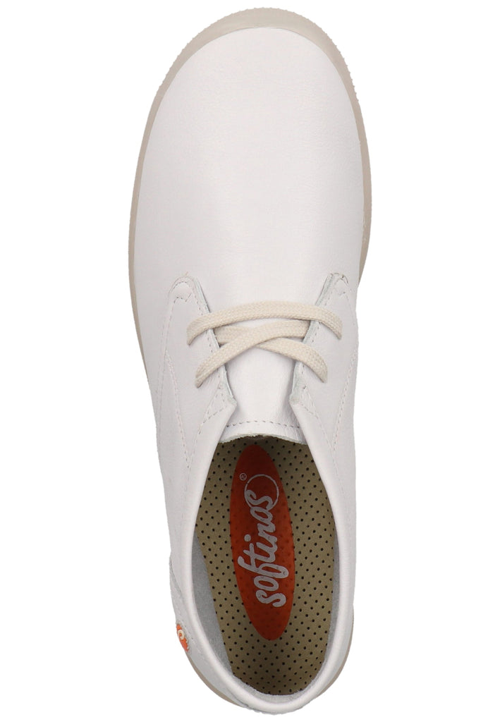 softinos Halbschuhe Leder Weiß