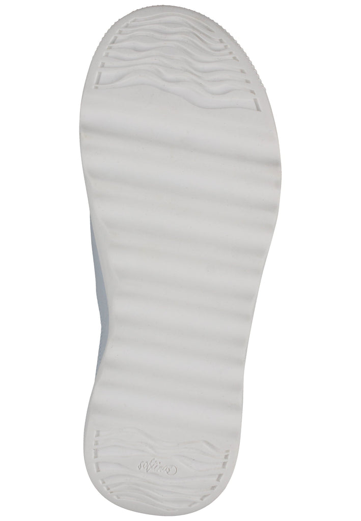 softinos Pantoletten Leder Hellblau