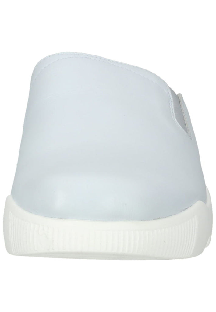 softinos Pantoletten Leder Hellblau