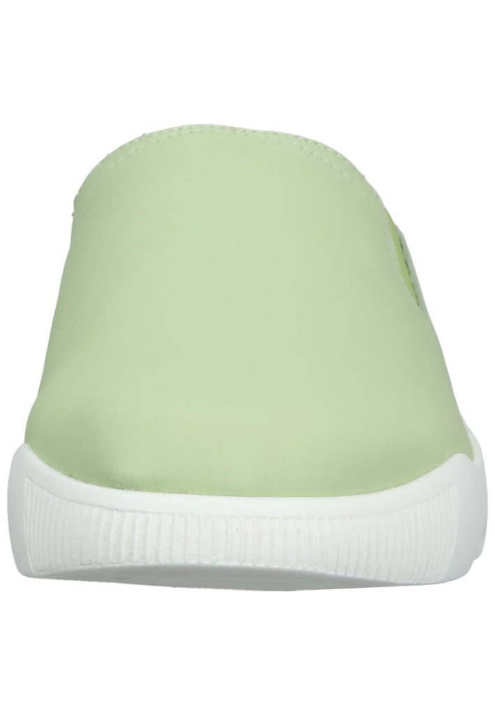 softinos Pantoletten Leder Hellgrün