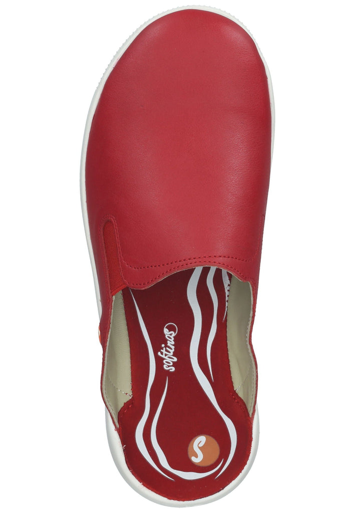 softinos Pantoletten Leder Rot