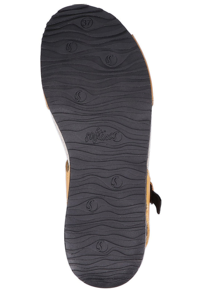 softinos Sandalen Leder Gelb