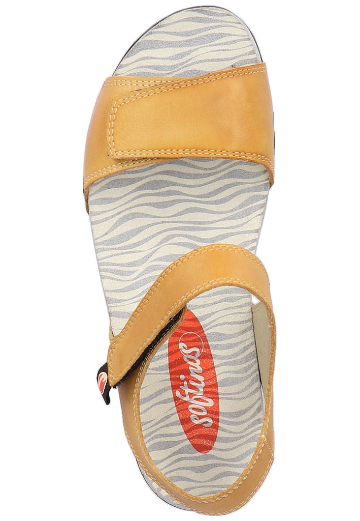 softinos Sandalen Leder Gelb