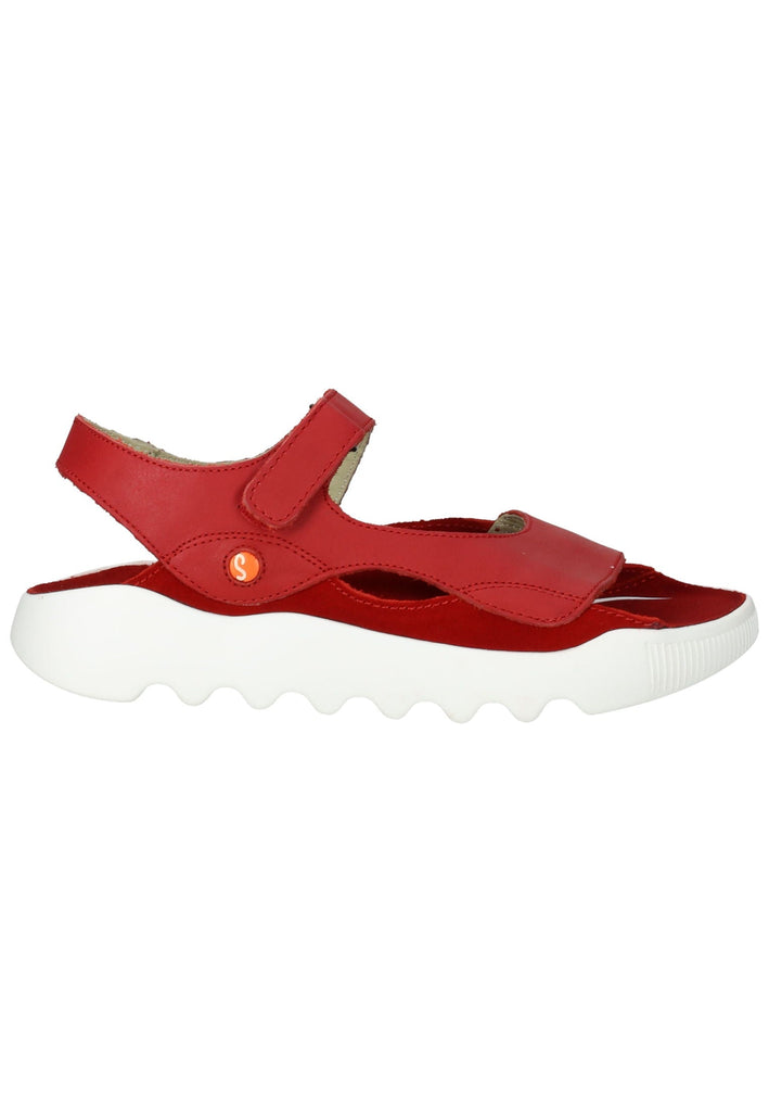softinos Sandalen Leder Rot