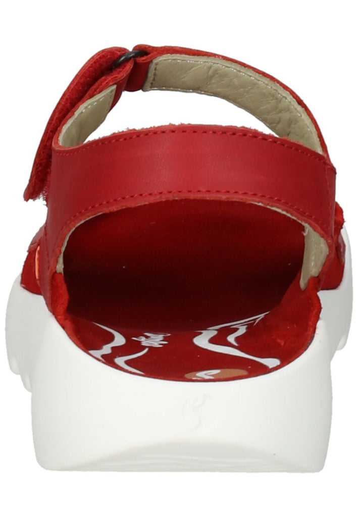 softinos Sandalen Leder Rot