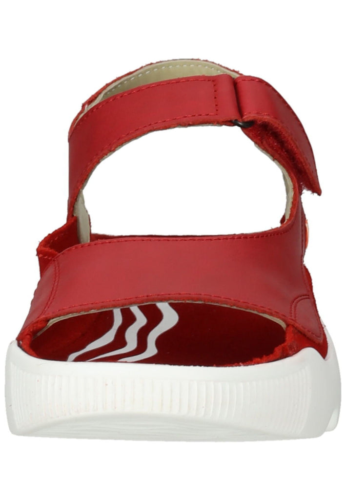 softinos Sandalen Leder Rot