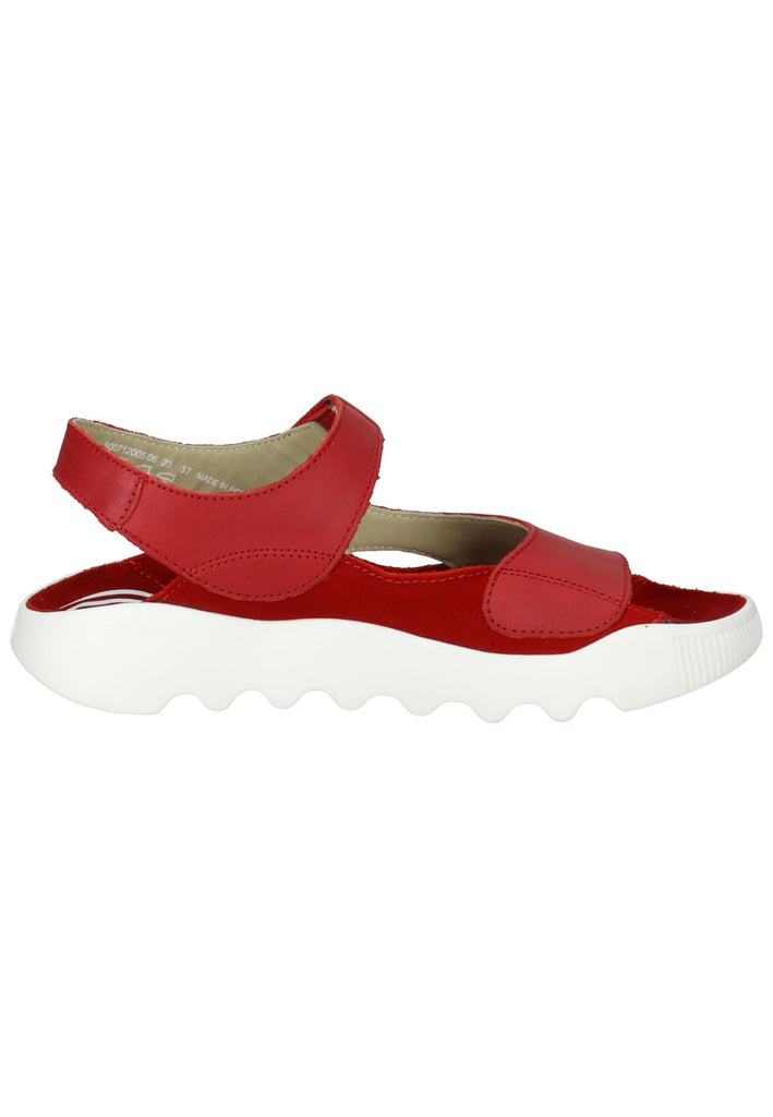 softinos Sandalen Leder Rot