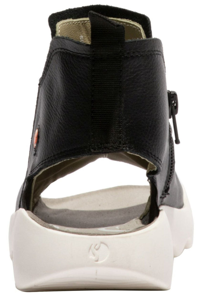 softinos Sandalen Leder Schwarz