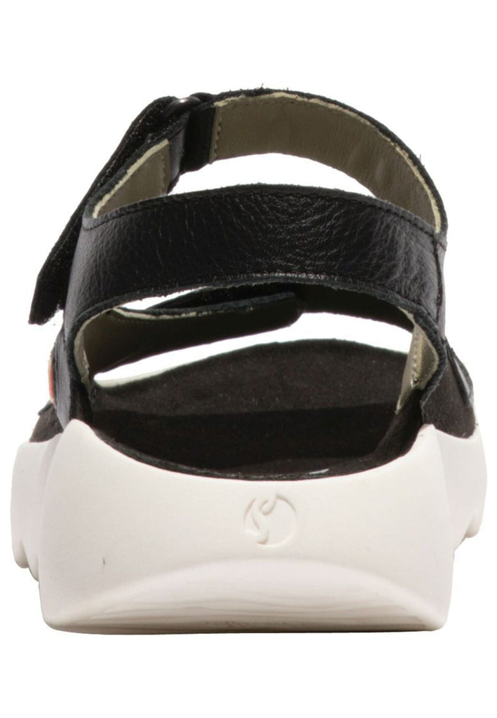 softinos Sandalen Leder Schwarz