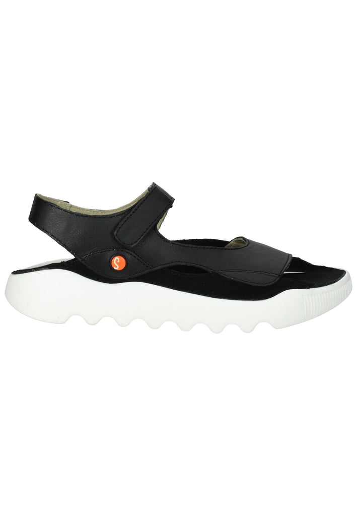 softinos Sandalen Leder Schwarz