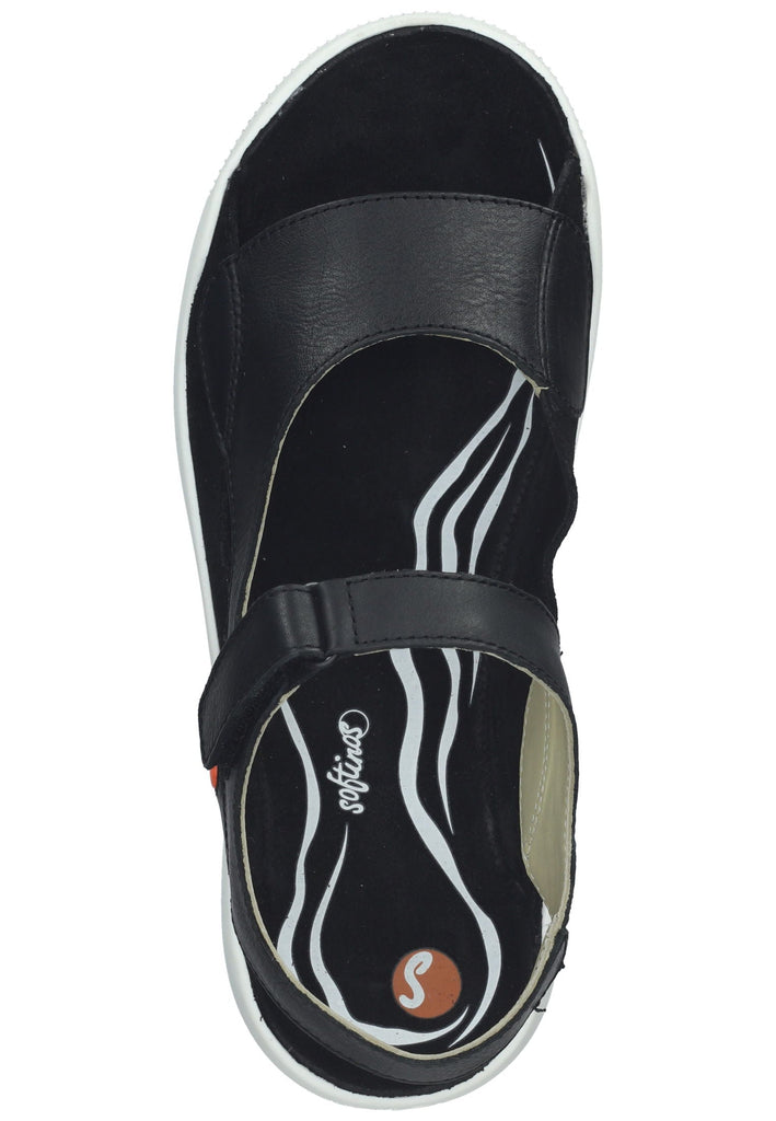 softinos Sandalen Leder Schwarz