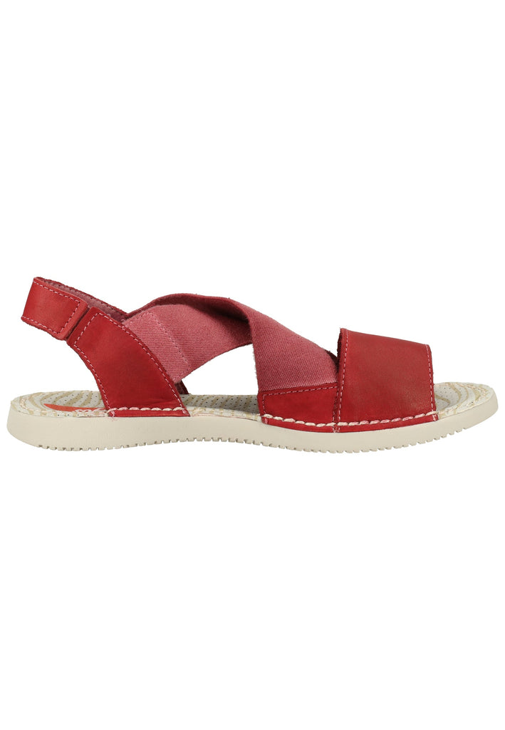 softinos Sandalen Leder/Textil Red
