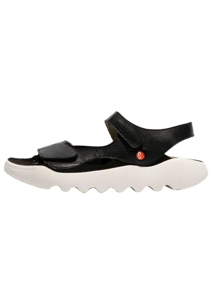 Sandalen softinos Sandalen Leder Schwarz