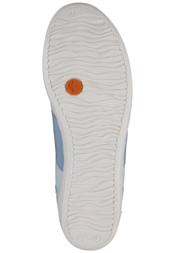 softinos Slipper Leder Hellblau