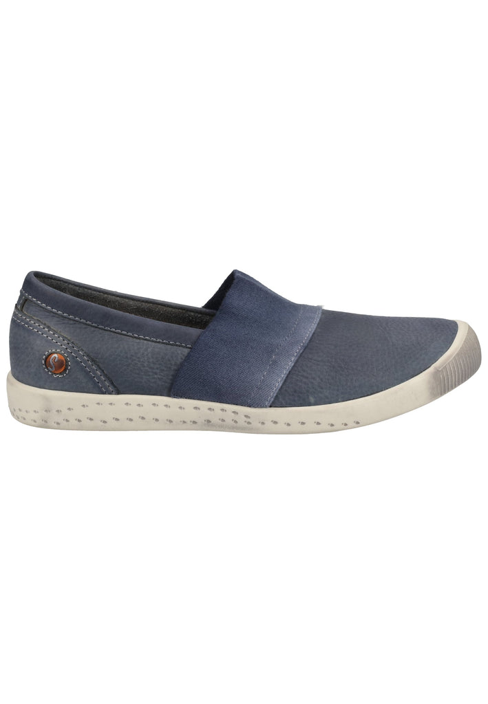 softinos Slipper Leder Navy