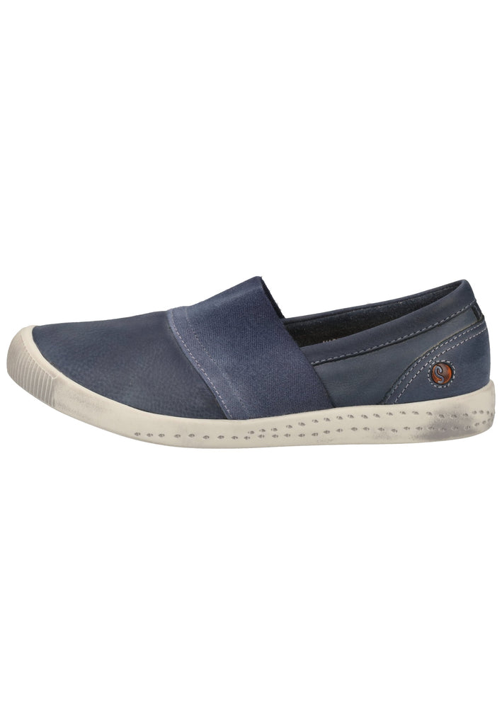 softinos Slipper Leder Navy
