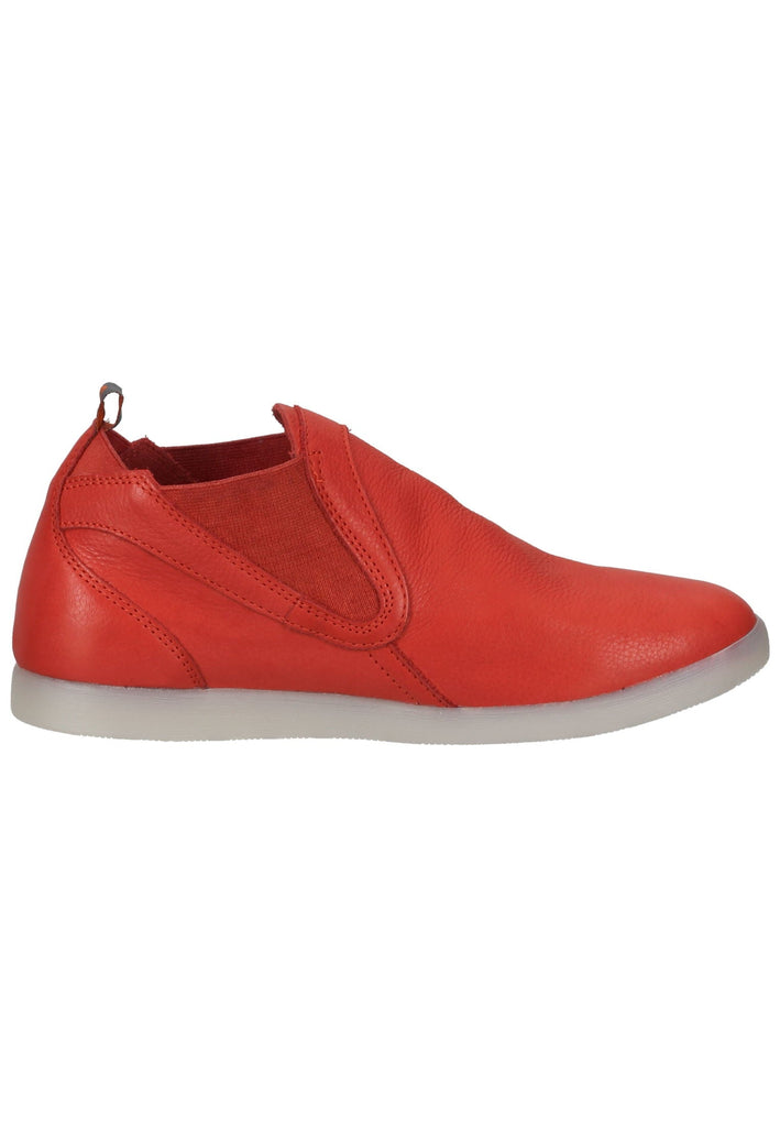 softinos Slipper Leder Rot