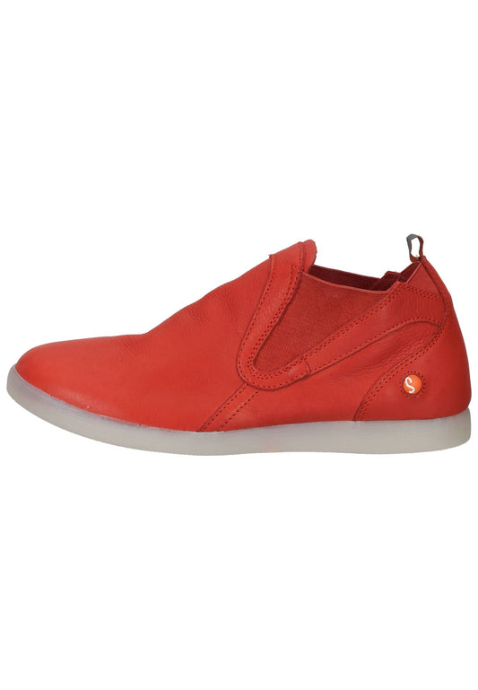 softinos Slipper Leder Rot