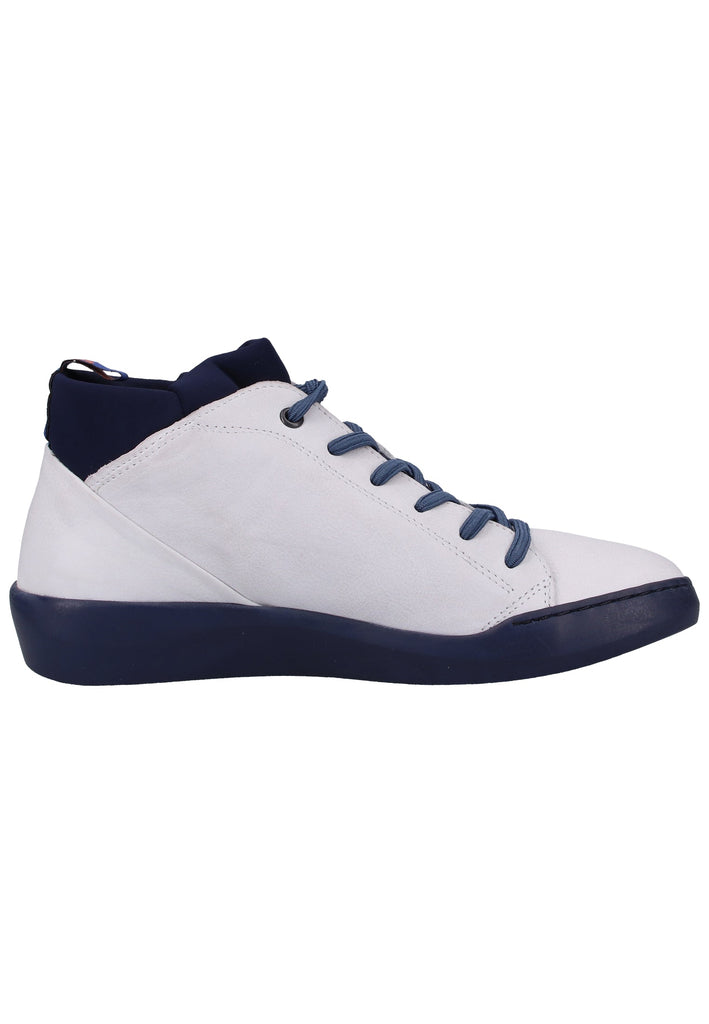 softinos Sneaker Glattleder Weiß