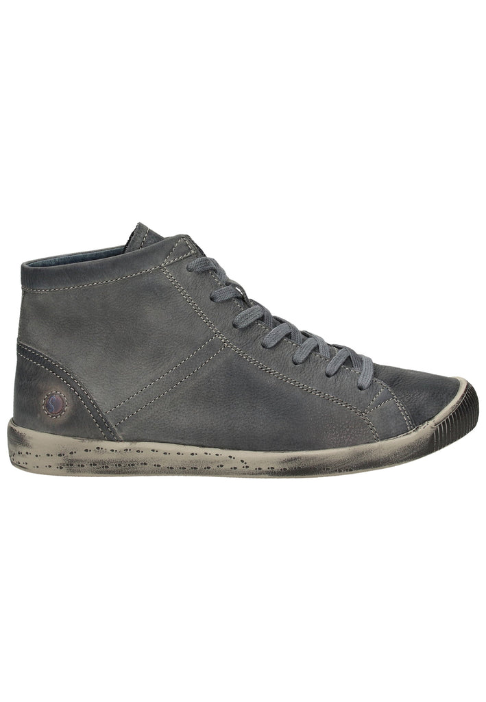softinos Sneaker Leder Anthrazit
