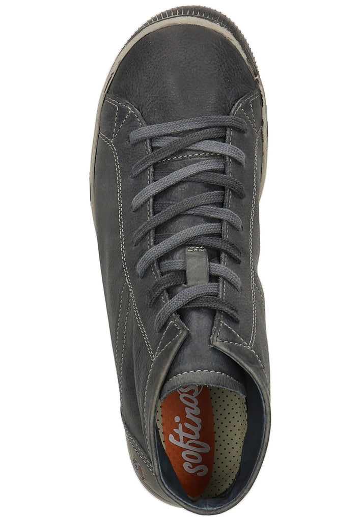 softinos Sneaker Leder Anthrazit