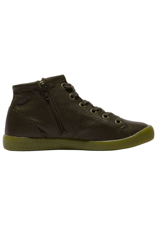 softinos Sneaker Leder Army