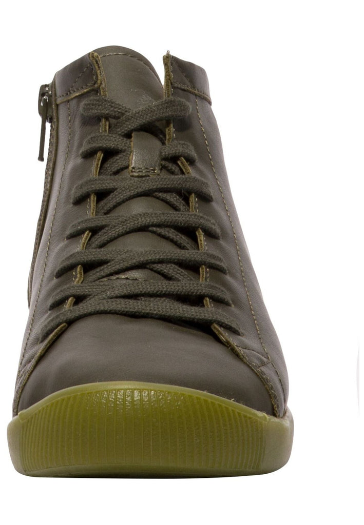 softinos Sneaker Leder Army Warmfutter