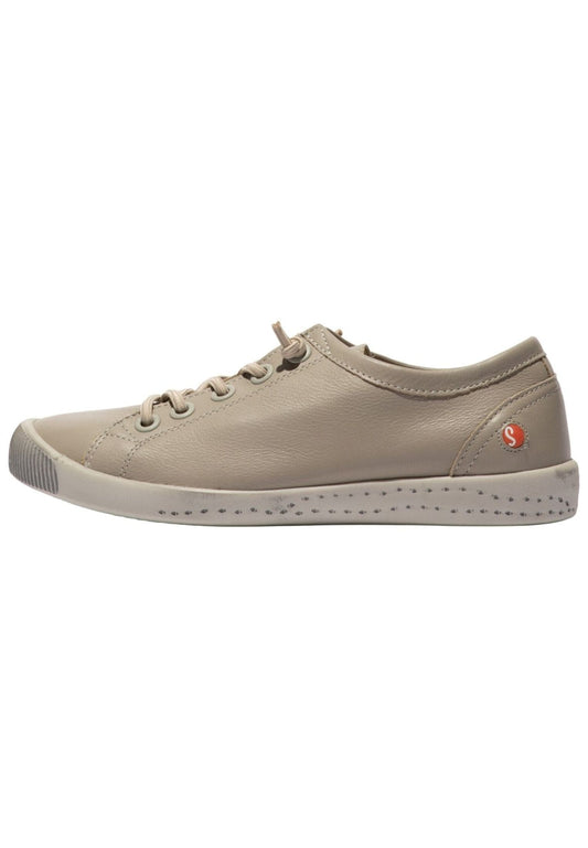 softinos Sneaker Leder Beige/Grau