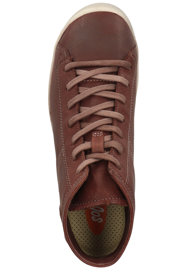 softinos Sneaker Leder Cognac